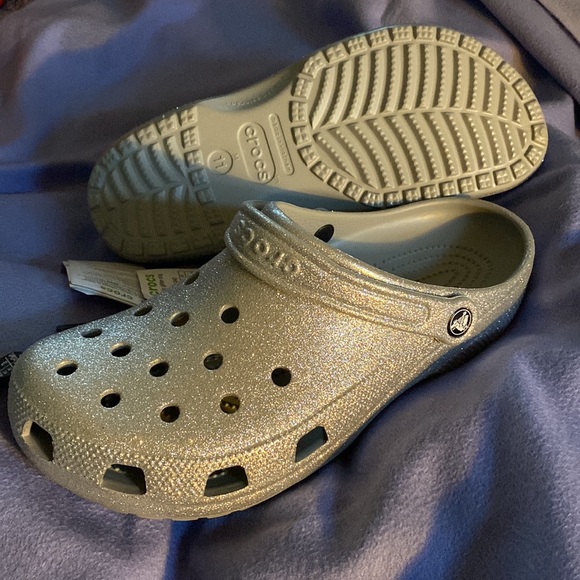 Rare Sliver sparkled crocs. Absolute show stopper. - Picture 2 of 2